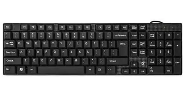 Defender Проводная клавиатура Accent SB-720 RU,черный,компактная USB Defender Accent SB-720 (45720)
