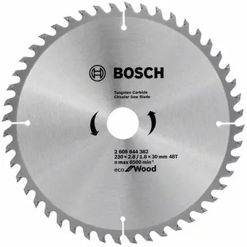 Диск алмазный по дер. Bosch ECO WO (2608644382) d=230мм d(посад.)=30мм (циркулярные пилы)
