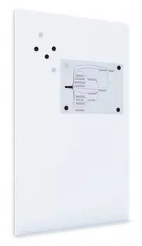 Доска магнитно-маркерная Rocada Skinwhiteboard 6420R магнитно-маркерная лак белый 75x115см