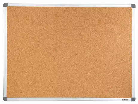 Доска пробковая Cactus CS-CBD-90X120 пробковая коричневый 90x120см алюминиевая рама пробка/алюминий