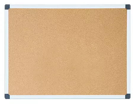 Доска пробковая Deli E39054 пробка 90x120см алюминиевая рама