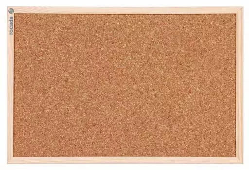 Доска пробковая Rocada 6100 пробковая 40x60см сосновая рама