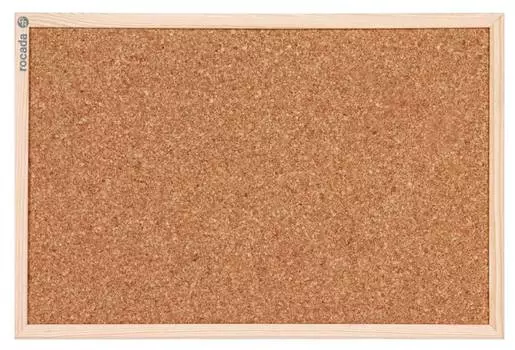Доска пробковая Rocada 6102V19 пробковая 60x90см сосновая рама