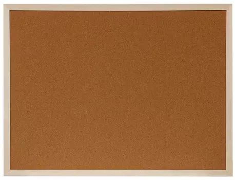 Доска пробковая Silwerhof 45x60см деревянная рама