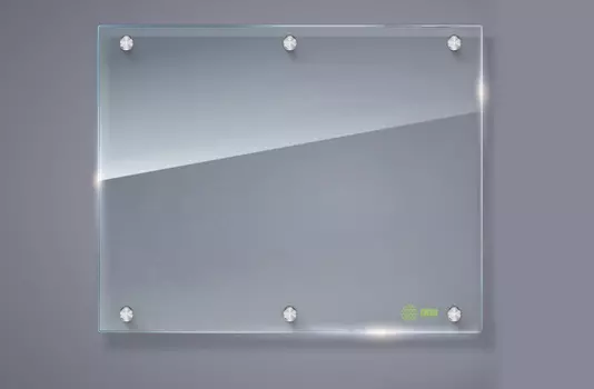 Доска стеклянная Cactus CS-GBD-120x150-TR стеклянная прозрачный 120x150см стекло