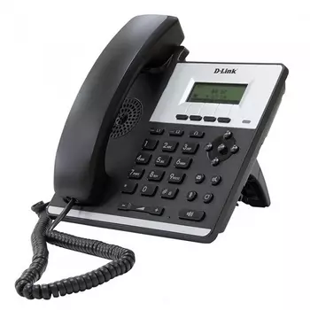 DPH-120SE/F2B VoIP Phone with PoE support, 1 10/100Base-TX WAN port and 1 10/100Base-TX LAN port.