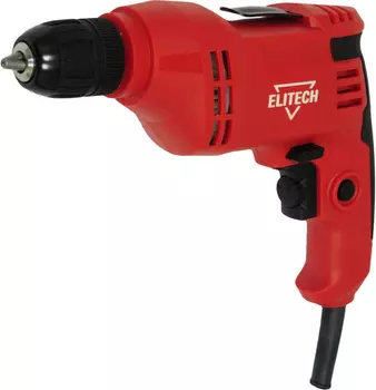 Дрель безударная Elitech Д 580РЭ (Е2201.003.00) 580Вт патрон:быстрозажимной реверс (191583)