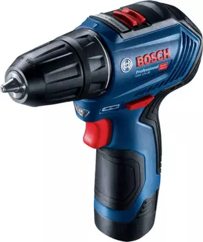 Дрель-шуруповерт Bosch GSR 12V-30 аккум. патрон:быстрозажимной (кейс в комплекте)