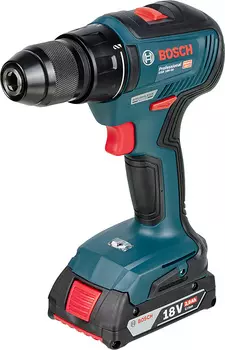 Дрель-шуруповерт Bosch GSR 18V-50 аккум. патрон:быстрозажимной (кейс в комплекте)