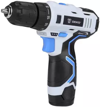 Дрель-шуруповерт Deko GCD12DU3 SNOW WHITE SET1 аккум. патрон:быстрозажимной