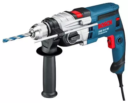 Дрель ударная Bosch GSB 19-2 RE 850Вт патрон:быстрозажимной реверс (кейс в комплекте) (060117B500)