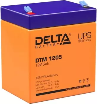DTM 1205 Delta Аккумуляторная батарея Delta DTM 1205