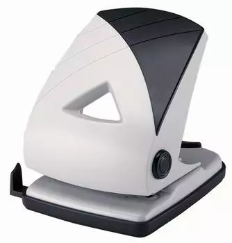 Дырокол Kw-Trio BIAS 97Q0 макс.:40лист. металл/пластик черный/серый отв.:2 с линейкой