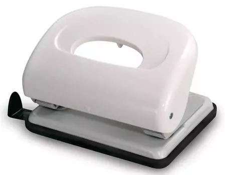 Дырокол Kw-Trio Dolphin 096X9 макс.:16лист. пластик ассорти отв.:2 с линейкой