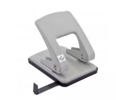 Дырокол Kw-Trio Stylish Heavy Duty 976L/GR макс.:40лист. металл серый отв.:2 с линейкой