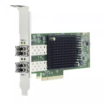 Emulex LPe35002-M2 Gen 7 (32GFC), 2-port, 32Gb/s, PCIe Gen4 x8, LC MMF 100m, трансивер установлен, Upgradable to 64G {5}