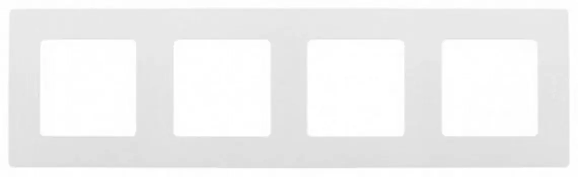 ETIKA Рамка 4 поста, бел. Legrand 672504
