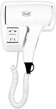 Фен Puff 1201B 1200Вт белый