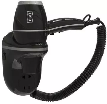 Фен Puff 1800ВlB черный