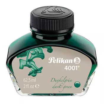 Флакон с чернилами Pelikan INK 4001 76 (PL300063) темно-зеленые чернила 62.5мл