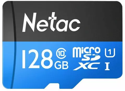 Флеш карта microSDXC 128Gb Class10 Netac NT02P500STN-128G-S P500 w/o adapter
