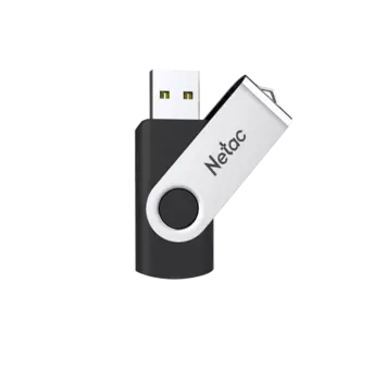 Флеш-накопитель Netac U505 USB2.0 Flash Drive 64GB, ABS+Metal housing