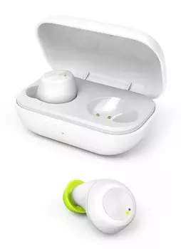 Гарнитура Беспроводная Hama Spirit Chop BT5.0 вкладыши в ухе белый/серый