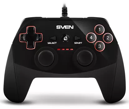 Геймпад SVEN GC-250 (11 кл. 2 мини-джойстика, D-pad, PC/Xinput/PS3/Android) Sven GC-250 (SV-015954)