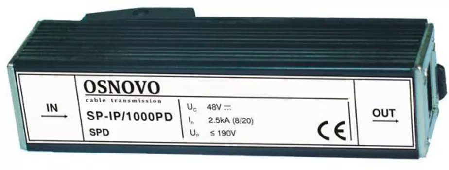 Грозозащита OSNOVO SP-IP/1000PD