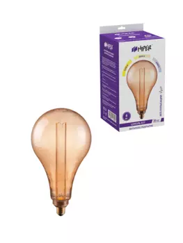 HIPER LED VEIN A165D 4W 250Lm E27 2000/3000/4000K Amber