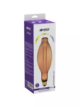 HIPER LED VEIN E115 4W 250Lm E27 2000/3000/4000K Amber