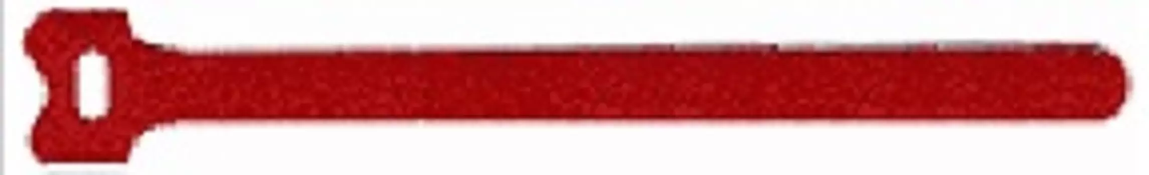 Хомут-липучка 180мм, 20 шт., красный (LAN-VCM180-RD)