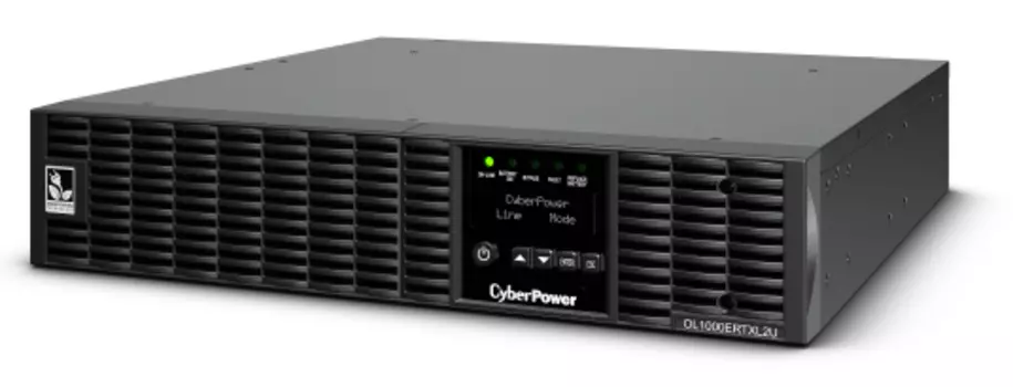 ИБП CyberPower OL1000ERTXL2U, Rackmount, Online, 1000VA/900W, 8 IEC-320 С13 розеток, USB&amp;Serial, RJ11/RJ45, SNMPslot, LCD дисплей, Black, 0.5х0.6х0.2м., 21.7кг. CyberPower OL1000ERTXL2U