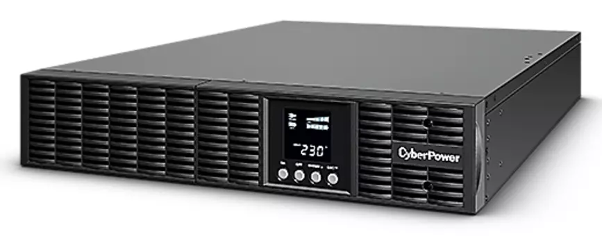 ИБП CyberPower OLS2000ERT2U, Rackmount, Online, 2000VA/1800W, 8 IEC-320 С13 розеток, USB&amp;Serial, RJ11/RJ45, SNMPslot, LCD дисплей, Black, 0.5х0.8х0.2м., 22кг. CyberPower OLS2000ERT2U