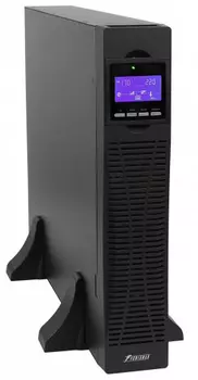 ИБП POWERMAN Online 3000 RT, LCD, двойного преобразования, 3000ВА, 2700Вт, 8 розеток IEC 60320 C13, 1 розетка IEC 320 C19, защита от КЗ, импульсных всплесков сети, перегрузки, разряда и перезаряда батареи. RJ11 / RJ45. Интерфейсы USB, RS232, SNMP, EPO. Се