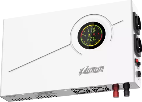 ИБП POWERMAN Smart 800 INV, линейно-интерактивный, 800ВА/528Вт, 140-275В, 2 евророзетки, внешняя батарея 12В от 18Ач до 200Ач (не входит в комплект поставки), ток заряда 13А, ЖК-дисплей, навесной, 410мм х 268мм х 70мм, 8.98 кг. Powerman Smart 800 INV