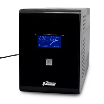 ИБП POWERMAN Smart Sine 2000, LCD, линейно-интерактивный, 2000ВА, 1400Вт, 4 евророзетки с резервным питанием, USB, батарея 12В 9Ач 2 шт., 380мм х 158мм х 198мм, 12.7 кг. UPS Powerman Smart Sine (POWERMAN Smart Sine 2000)