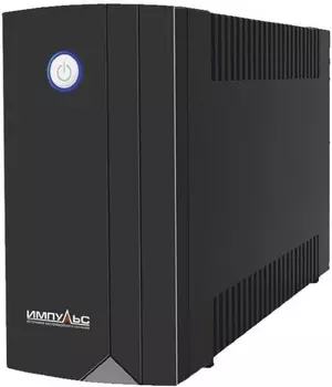 Источник бесперебойного питания Импульс ЮНИОР 1000 600Вт 1000ВА черный