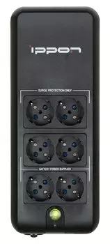 Источник бесперебойного питания Ippon Back Verso 600 300Вт 600ВА черный