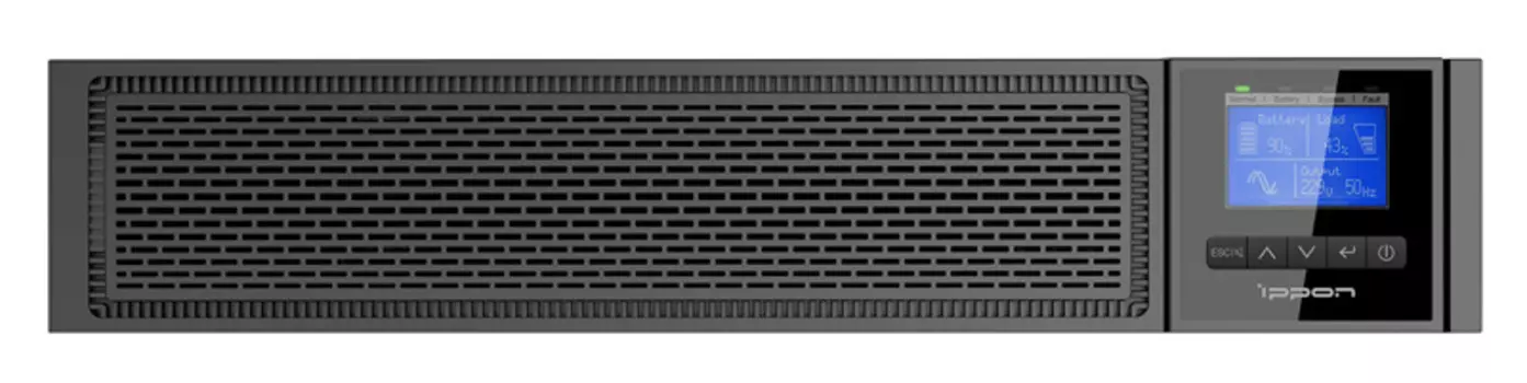 Источник бесперебойного питания Ippon Innova RT II 10000 10000Вт 10000ВА черный