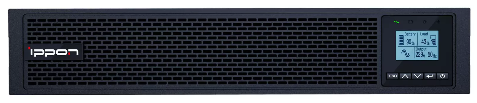 Источник бесперебойного питания Ippon Innova RT II 2000 900Вт 1000ВА черный