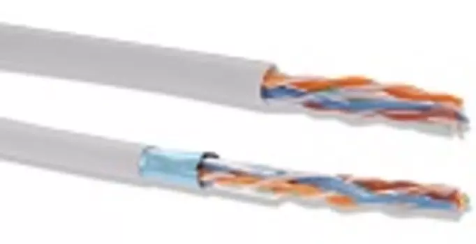 ITK Кабель связи витая пара U/UTP, кат.6, 4 пары 23AWG solid, 305м, ПВХ, серый (LC1-C604-111)
