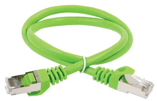ITK Коммутационный шнур (патч-корд), кат.5Е FTP, 3м, зеленый (PC02-C5EF-3M)