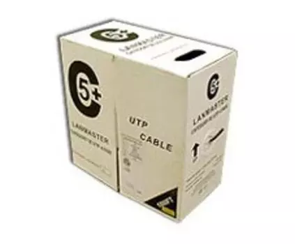 Кабель информационный Lanmaster LAN-5EUTP-OUT кат.5е U/UTP не экранированный 4X2X24AWG PE внешний 305м черный