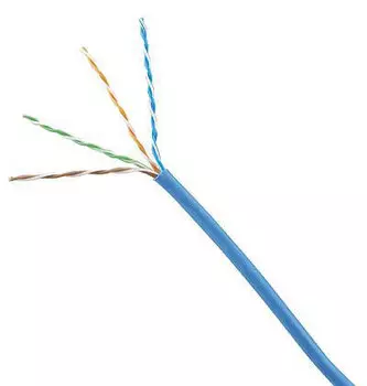 Кабель информационный Panduit PUZ5504BU-CEG кат.5е U/UTP не экранированный 4X2X24AWG LSZH внутренний 305м синий