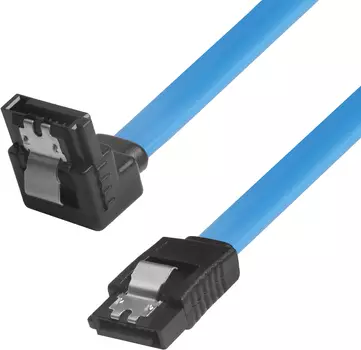 Кабель интерфейсный угловой SATA III 0.5 m Greenconnect GC- ST1041-0.5 m, SATA III - SATA III до 6Gbps, 26 AWG, 7pin / 7pin угловой разъем, медь, пакет Greenconnect SATA III - SATA III 0.5м (GC-ST1041-0.5m)