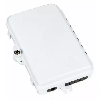 Кабель оптический Настенный распределительный бокс на 4 волокна, наружной установки, IP65 (LAN-FDB-FTTH04/OUT)