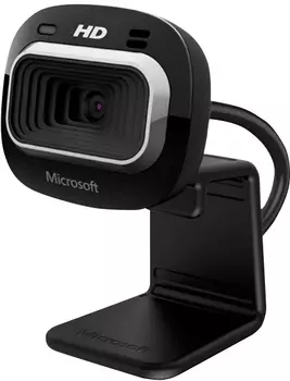 Камера Web Microsoft LifeCam HD-3000 черный (1280x720) USB2.0 с микрофоном (T3H-00012)