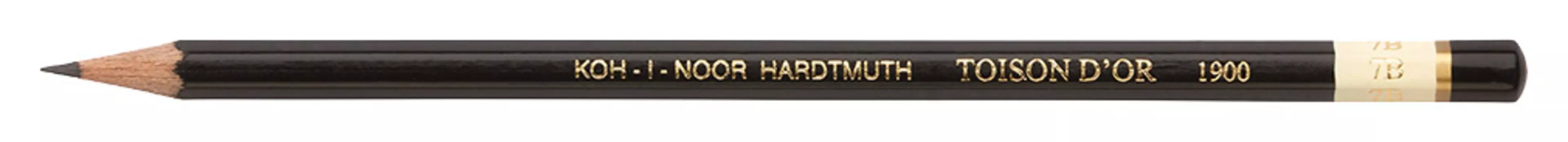 Карандаш ч/г Koh-I-Noor Toison D`or 1900 190007B00509 7B шестигран. дерево черный