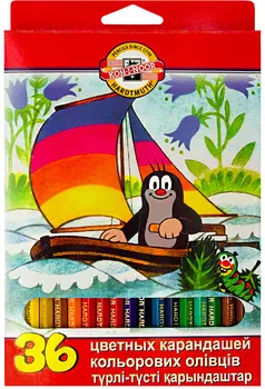 Карандаши цв. Koh-I-Noor Mole 3655 3655036026KSRV 36цв. коробка/европод.